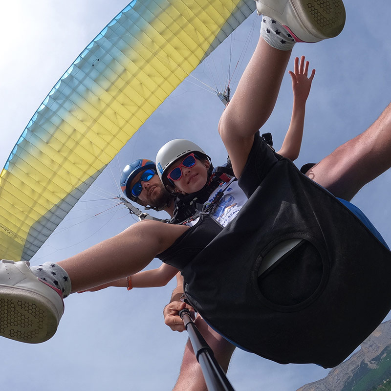 Baptême de Parapente pour Enfant à Saint-Hilaire-Du-Touvet