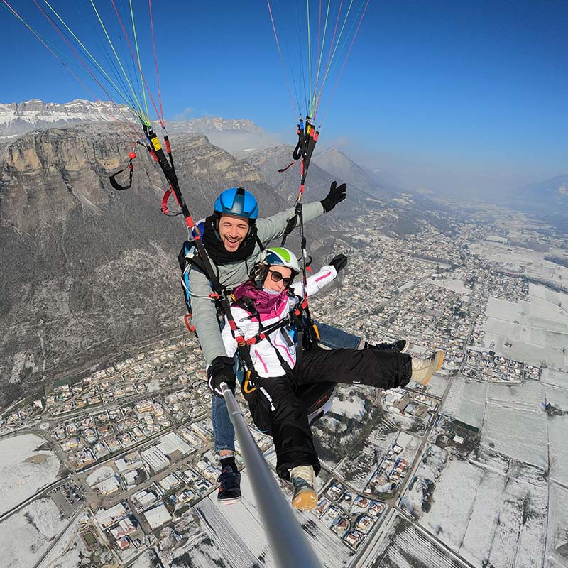 Découvrir le parapente avec un baptême à Saint-Hilaire-Du-Touvet